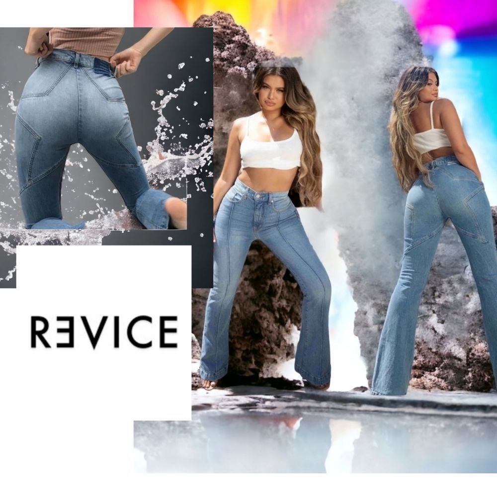 Revice Venus star wide leg jeans